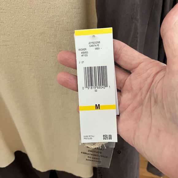 Jones New York 3pc Silk/Linen 3pc Pantsuit w/Shell - Picture 8 of 8